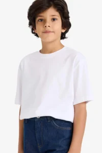 DeFacto Regular Fit Crew Neck Short Sleeve T-Shirt Boy