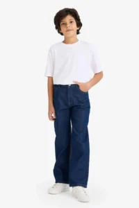 DeFacto Regular Fit Crew Neck Short Sleeve T-Shirt Boy - Image 2