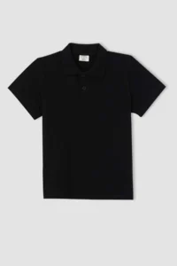 DeFacto Boys' Short Sleeve Polo Shirt T-Shirt