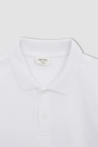 DeFacto Boy's Basic Short Sleeve Pique Polo T-Shirt K1689a622sp - Image 7