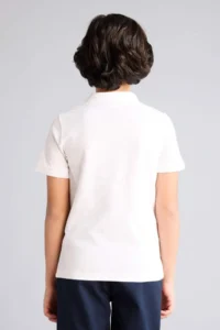 DeFacto Regular Fit Polo Neck Basic Plain Piqué Short Sleeve Polo T-Shirt Boy - Image 5