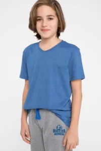 DeFacto Boy's Regular Fit V-Neck Short Sleeve T-Shirt - Image 6