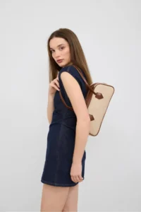 Shule Bags Boheme Wicker Baget Bag Cream - Image 3
