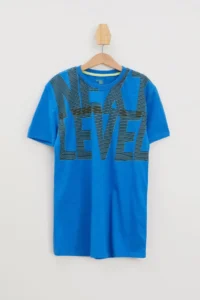 DeFacto Boys' Printed Short Sleeve T-Shirt