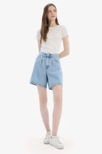 DeFacto Fitted Crew Neck Ribbed Camisole Basic Plain Short Sleeve T-Shirt - Image 2
