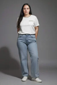 DeFacto Traditional Regular Fit Glitter Detailed Short Sleeve T-Shirt - Image 2