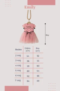 penu baby kids Dusty Rose Polka Dot Tutu Short Sleeve Baby Girl Dress - Emily - Image 8