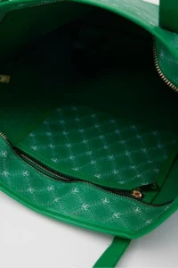 Shule Bags Samba Jacquard Shoulder Bag Green - Image 4
