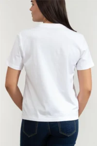 Calvin Klein Women White T-Shirt  YAA - Image 3