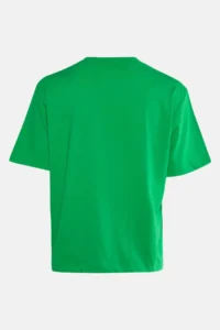 Calvin Klein Women's Regular Fit 100% Cotton Logo Embroidered Round Collar Short Sleeve Green T-Shirt -L1X - Image 2