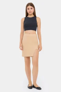 Hiccup slit High Waist Seamless Skirt - Image 2