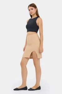 Hiccup slit High Waist Seamless Skirt - Image 3
