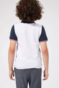 DeFacto Boy's Color Blocked Short Sleeve Polo T-Shirt - Image 2