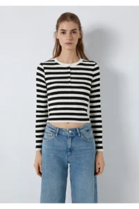 Mavi Long Sleeve Women T-Shirt m1613767-85407 - Image 4