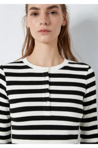 Mavi Long Sleeve Women T-Shirt m1613767-85407 - Image 7