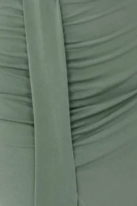 Hiccup Draped High Waist bodycon Sandy Maxi Skirt - Image 7