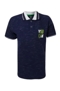 DeFacto Boys' Pique Polo Shirt Collar T-Shirt m7544A620SP - Image 5