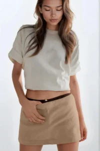 Hiccup Low Waist Mini Shorts