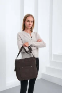 Shule Bags Movin Shoulder Bag Kahve - Image 2