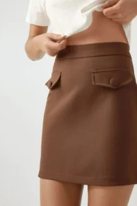 Hiccup Pika Collection Pocket Detailed Mini Skirt - Image 4