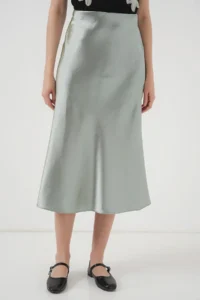 Hiccup BDART Elastik A-Form Kesim Midi Skirt - Image 2