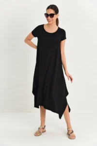 Cool & Sexy Women Black Tunic Dress