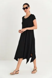 Cool & Sexy Women Black Tunic Dress - Image 2