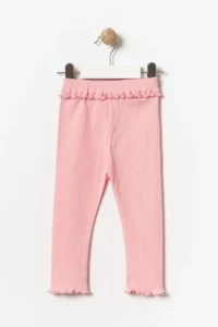 Minipodyum Girls Ruffle Detail Leggings