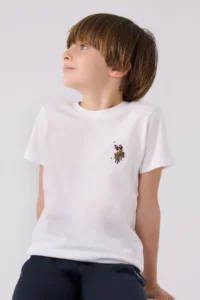 US Polo Assn. U.s. Polo Shirt Assn Boys' White Bermuda Set - Image 2