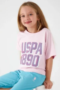 US Polo Assn. Base. Polo Assn 1419 Point Detail Girls Capri Set