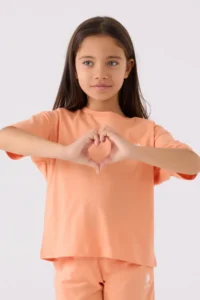 US Polo Assn. U.s. Polo Shirt Assn Girls' Brown Bermuda Set - Image 2