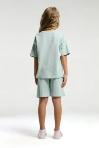 US Polo Assn. U.s Polo Shirt US2089-G KIZ BERMUDA Set - Image 4