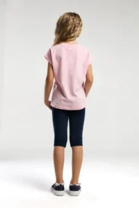 US Polo Assn. U.s Polo Shirt US2081-G KIZ Capri Leggings Set - Image 4