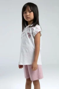 US Polo Assn. U.s Polo Shirt US2066 KIZ BERMUDA Set - Image 2
