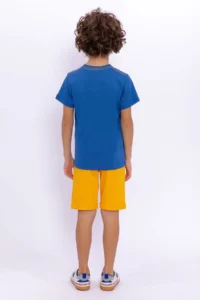 US Polo Assn. U.s. Polo Shirt Assn Boys' Blue Bermuda Set - Image 5