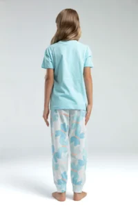 US Polo Assn. Rolypoly Girls' Blue Pajama Set - Image 3