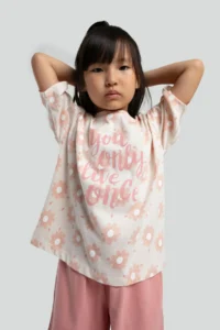 US Polo Assn. Girls' Shorts Set - A.Beige - Image 3