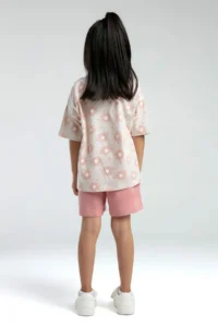 US Polo Assn. Girls' Shorts Set - A.Beige - Image 5