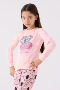 US Polo Assn. Rolypoly Girls' Pink Pajama Set - Image 2