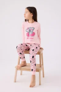 US Polo Assn. Rolypoly Girls' Pink Pajama Set - Image 3