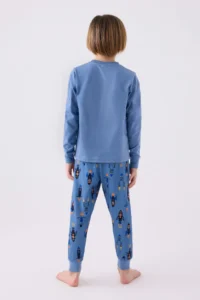 US Polo Assn. Rolypoly Boys' Blue Long Sleeve Pajamas Set - Image 5