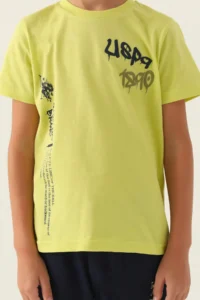 US Polo Assn. U.s. Polo Shirt Assn Boys' Green Bermuda Set - Image 4