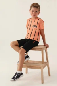 US Polo Assn. Boys' Navy Blue Bermuda Set - Image 2