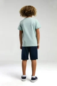 US Polo Assn. BASE. Polo Assn. Boy, Licensed, T-shirt Bermuda, Top and Bottom Set - Image 5