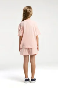 US Polo Assn. U.s. Polo Shirt Assn Girls' White Shorts Set - Image 5