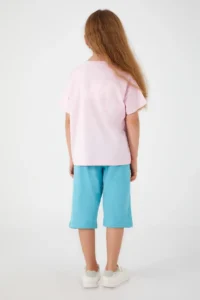 US Polo Assn. Base. Polo Assn 1419 Point Detail Girls Capri Set - Image 5