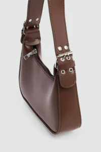 Shule Bags Muse Oval Baget Bag Tan - Image 3