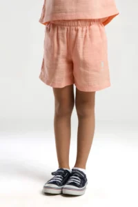 US Polo Assn. U.s. Polo Shirt Assn Girls' Pink Shorts Set - Image 3