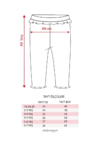 Minipodyum Girls Ruffle Detail Leggings - Image 6