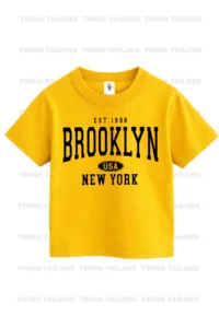 twins tailors Teddy Bear Printed 3 Pack Unisex White-Black-Yellow Children's T-Shirt - Image 2